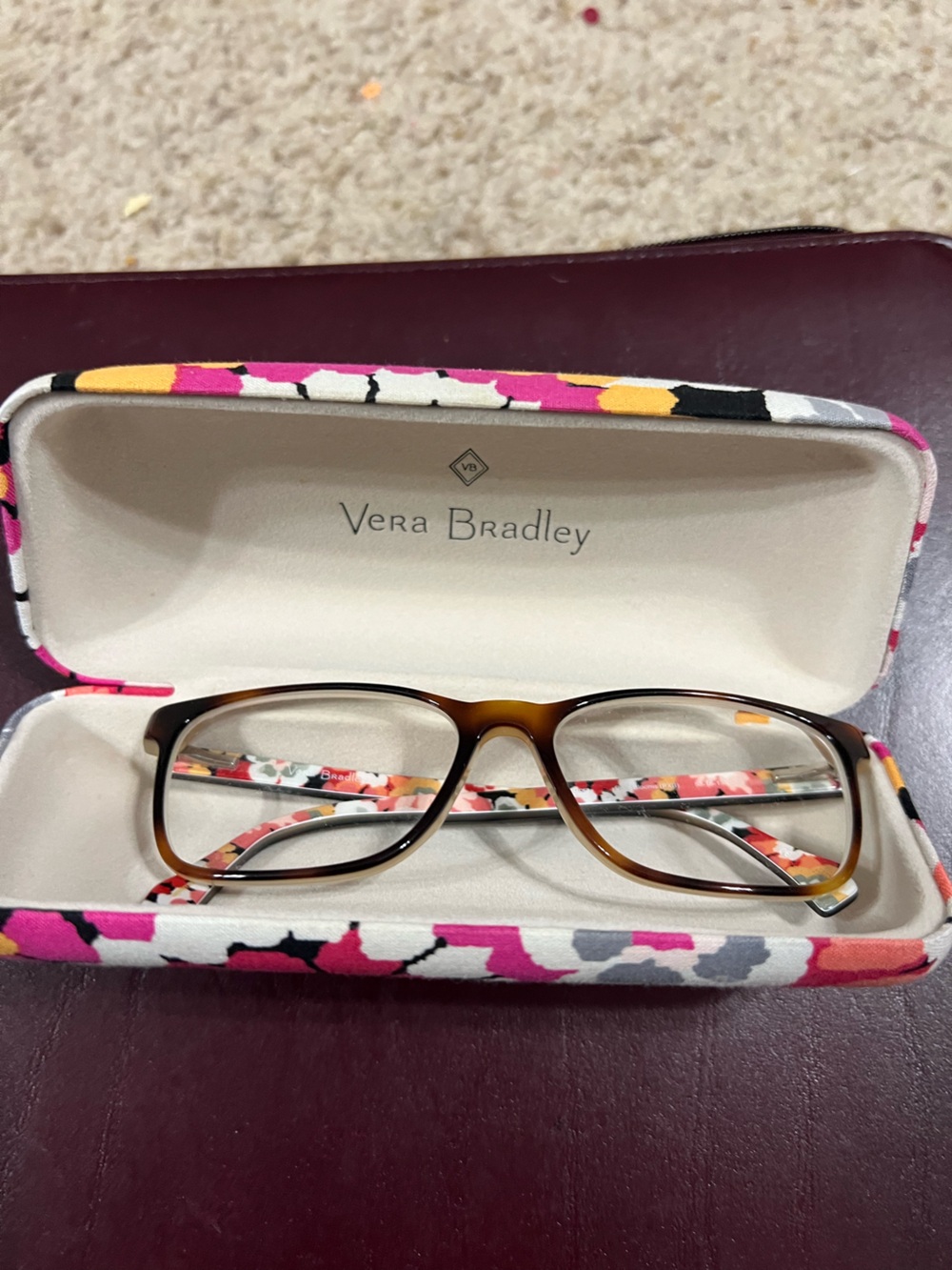 Vera Bradley Pixie Blooms Reading Glasses with Matching Hard Case - - Picture 10 of 10